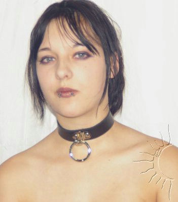 Thin Locking Collar With Loop and Ring Thin Locking Collar With Loop and Ring